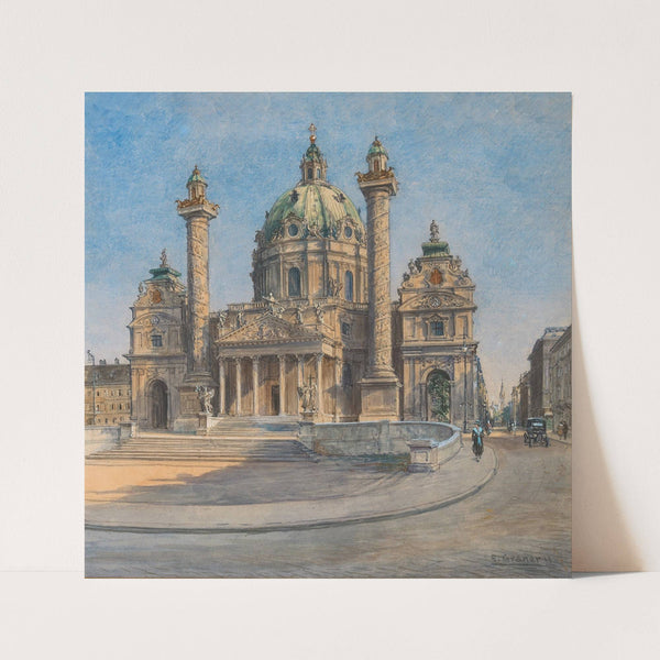 Saint Charles’s Church in Vienna (1919) by Ernst Graner