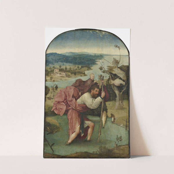 Saint Christopher Carrying the Christ Child by Hieronymus Bosch