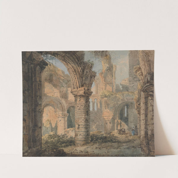 Saint Cuthbert's Holy Island by Thomas Girtin