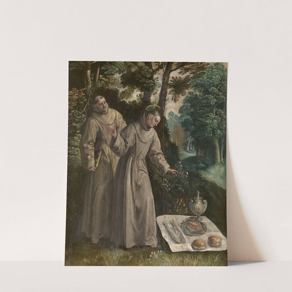 Saint Didacus Finds a Miraculous Meal by Maerten De Vos