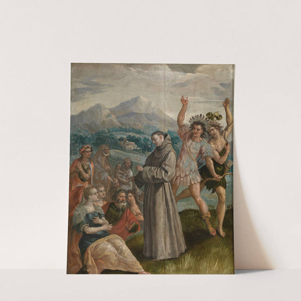 Saint Didacus Preaches in the Canary Islands by Maerten De Vos