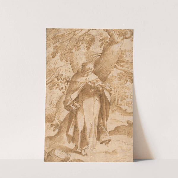 Saint Dominic Reading by Bartholomaeus Spranger