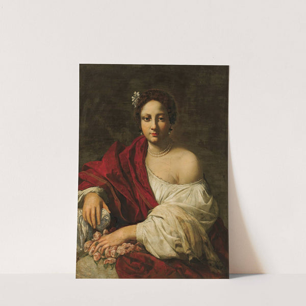 Saint Dorothy by Follower Of Simon Vouet