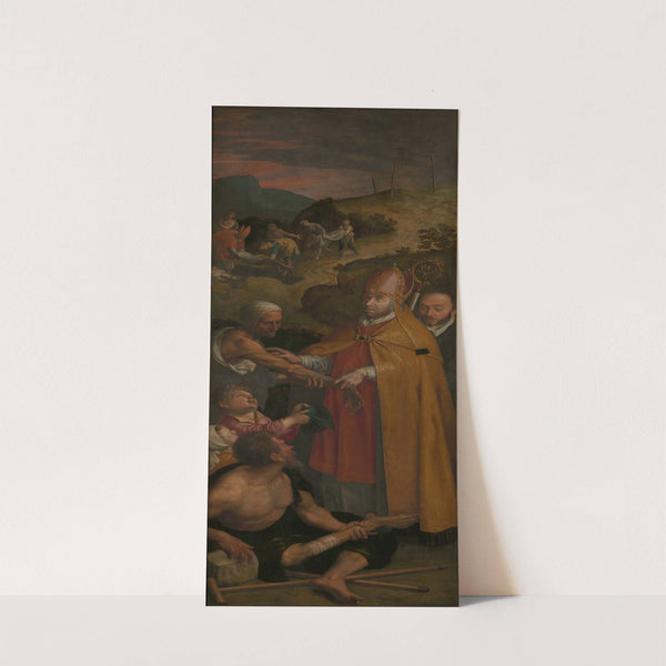 Saint Eligius of Noyon Assists the Lame and Buries the Dead (1588) by Ambrosius Francken I