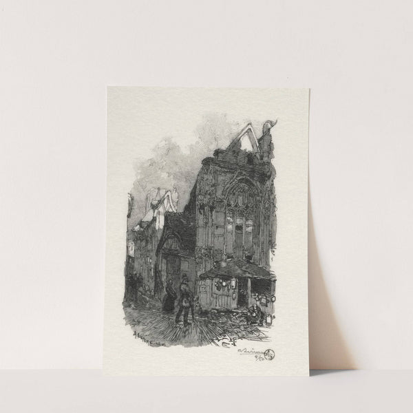 Saint Etienne des Tonneliers (1896) by Auguste Louis Lepère