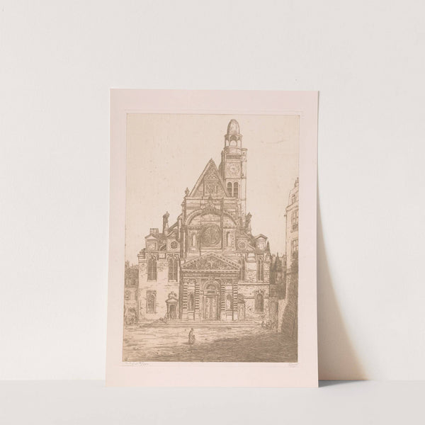 Saint-Étienne-du-Mont in Parijs (1873-1931) by Etienne Bosch