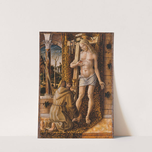 Saint Francis Collecting the Blood of Christ by Carlo Crivelli