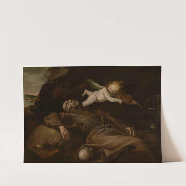 Saint Francis Comforted by an Angel by Pier Francesco Mazzucchelli