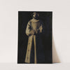 Saint Francis Of Assisi According To Pope Nicholas V’s Vision (circa 1640) by Francisco de Zurbarán