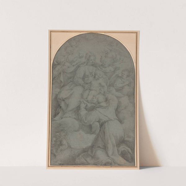 Saint Francis of Assisi Adoring the Virgin and Child by Denys Calvaert