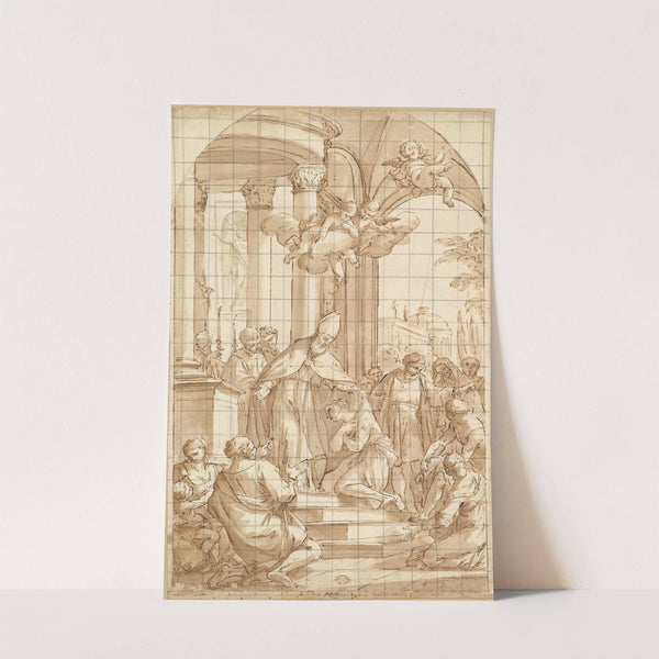 Saint Francis Renouncing His Worldly Goods by Luigi Garzi