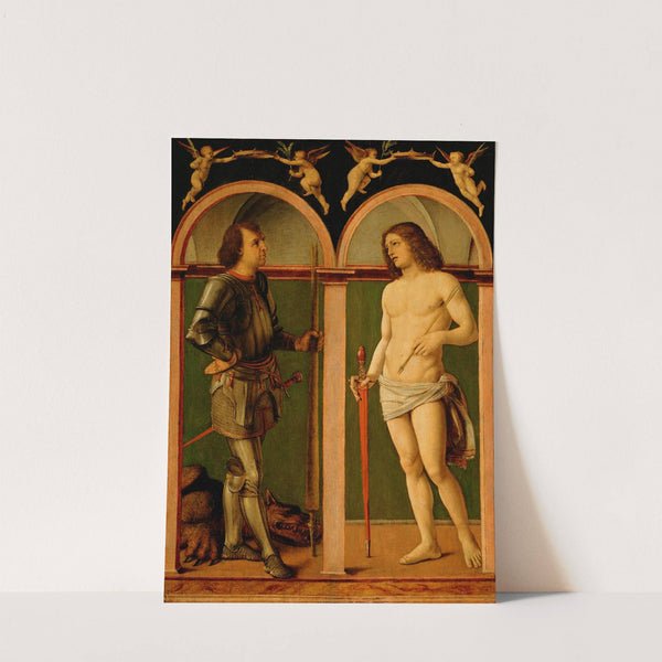Saint George and Saint Sebastian by Andrea Solario