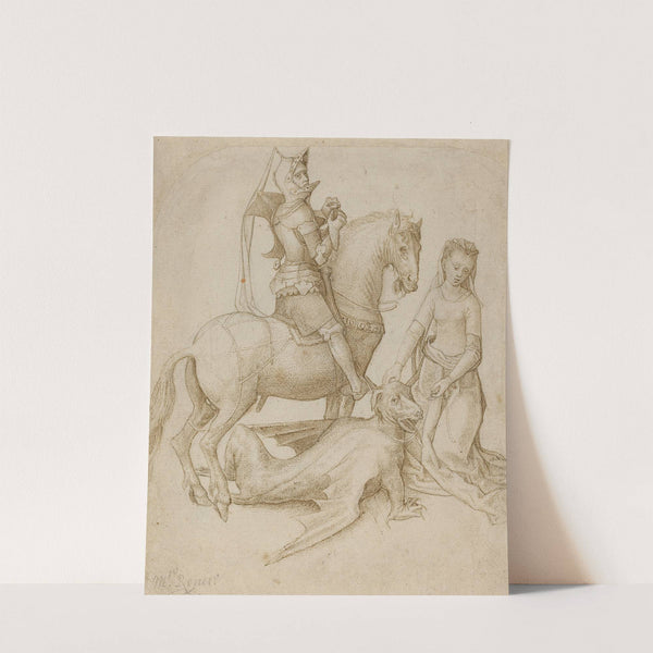 Saint George and the Dragon by Hugo van der Goes