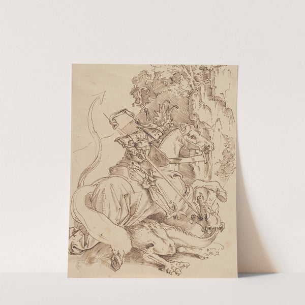Saint George and the Dragon by Moritz von Schwind