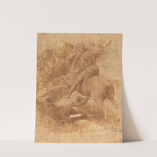 Saint George and the Dragon by Raphael