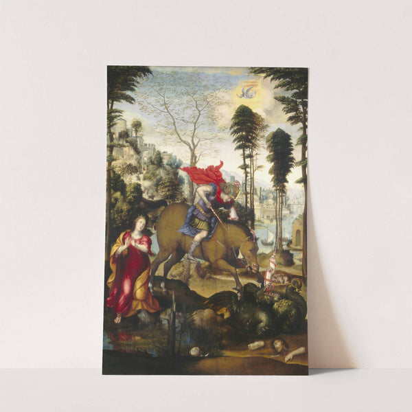Saint George and the Dragon by Sodoma