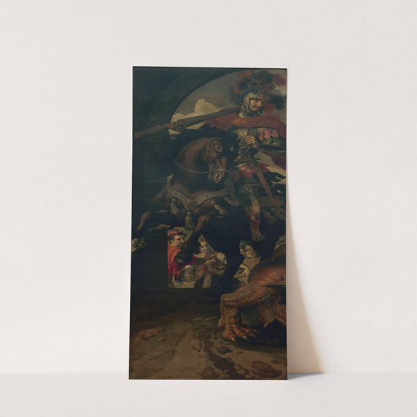 Saint George and the Princess of Silence Return to the City with the Vanquished Dragon by Maerten De Vos