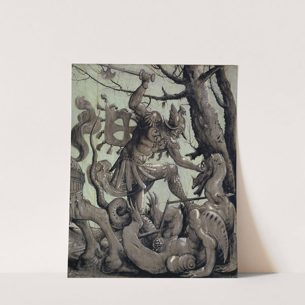 Saint George Fighting the Dragon by Urs Graf