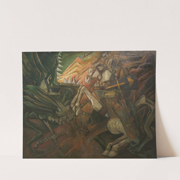 Saint George, the Dragon Slayer by Jerzy Hulewicz