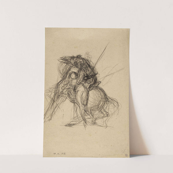 Saint Georges terrassant le dragon by Louis Devedeux