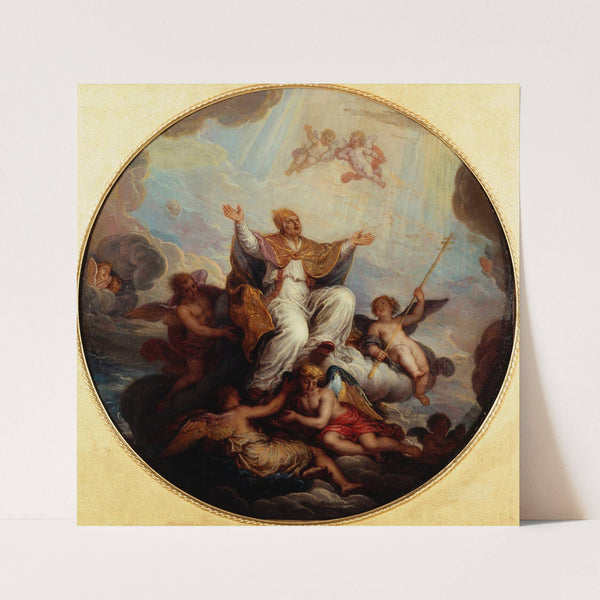 Saint Grégoire enlevé au ciel by Michel Corneille the younger