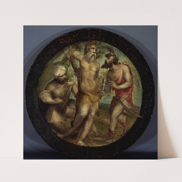 Saint Ignatius of Antioch Disemboweled by Trajan’s Torturers (1525-27) by Domenico Beccafumi