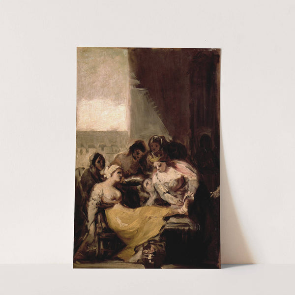 Saint Isabel of Portugal Healing the Wounds of a Sick Woman (1799) by Francisco de Goya