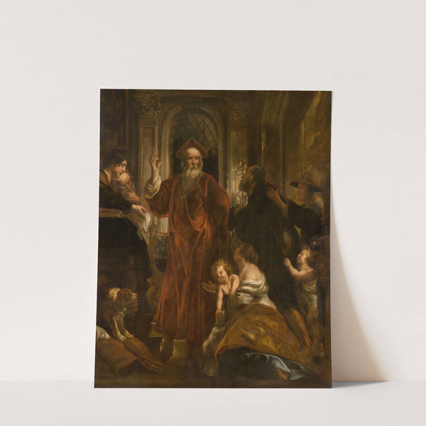 Saint Ivo of Brittany by Jacob Jordaens