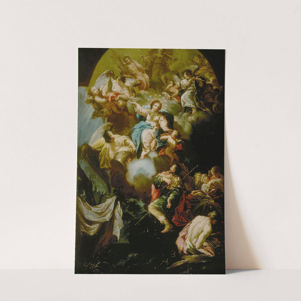 Saint James Vision of the Virgin of the Pillar by Antonio González Velázquez