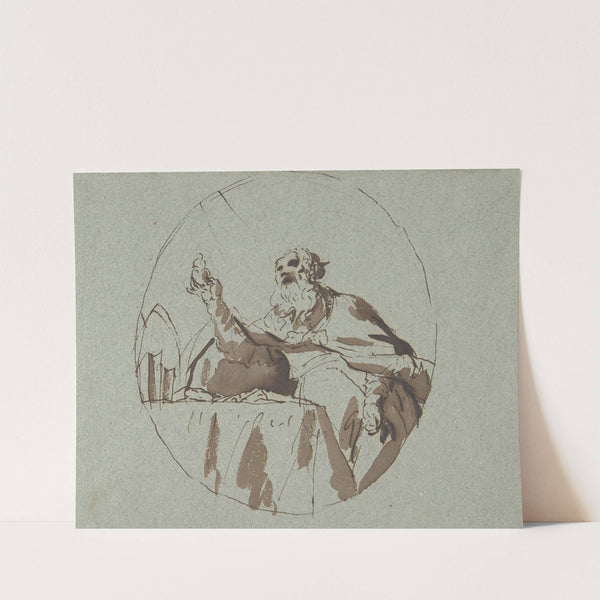 Saint Jerome by Georg Anton Urlaub