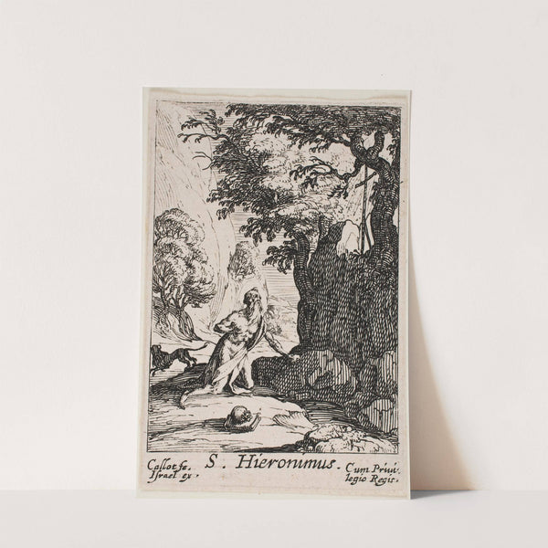 Saint Jerome (1632) by Jacques Callot