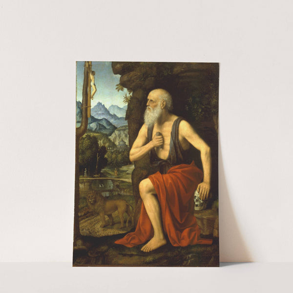 Saint Jerome in Penitence (1525) by Bernardino Luini