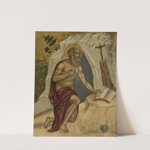 Saint Jerome in the desert by Anonymous