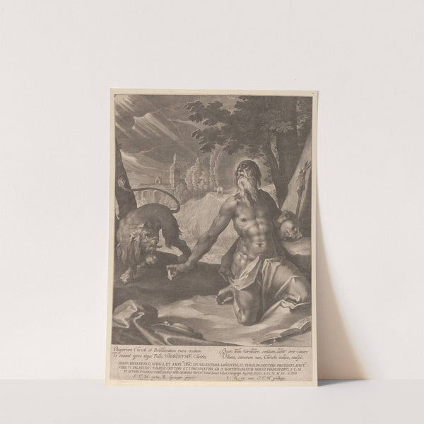 Saint Jerome in the Desert (1610) by Lucas Kilian