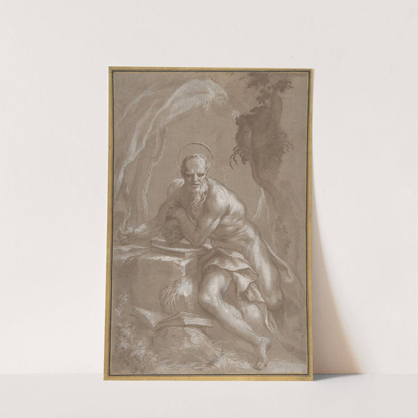 Saint Jerome in the Wilderness by Domenico Piola