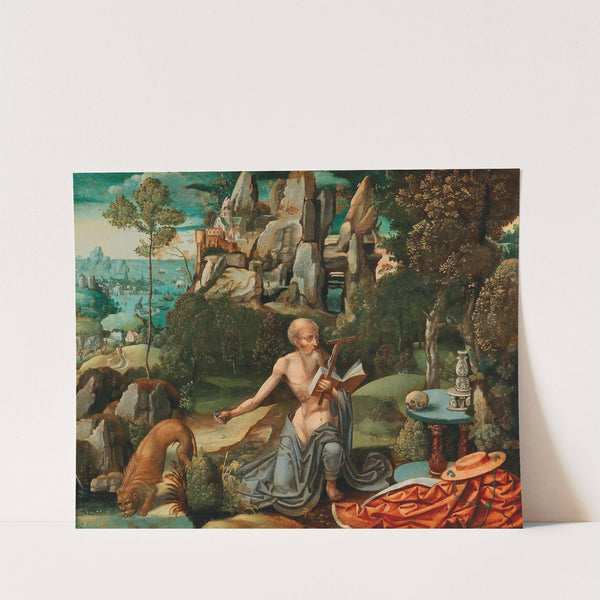 Saint Jerome in the Wilderness by Workshop of Joachim Patinir