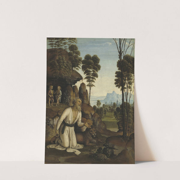 Saint Jerome in the Wilderness by Follower of Pietro Perugino