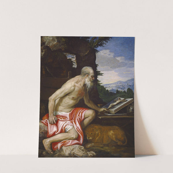 Saint Jerome in the Wilderness by Veronese Workshop (Possibly Benedetto Caliari)