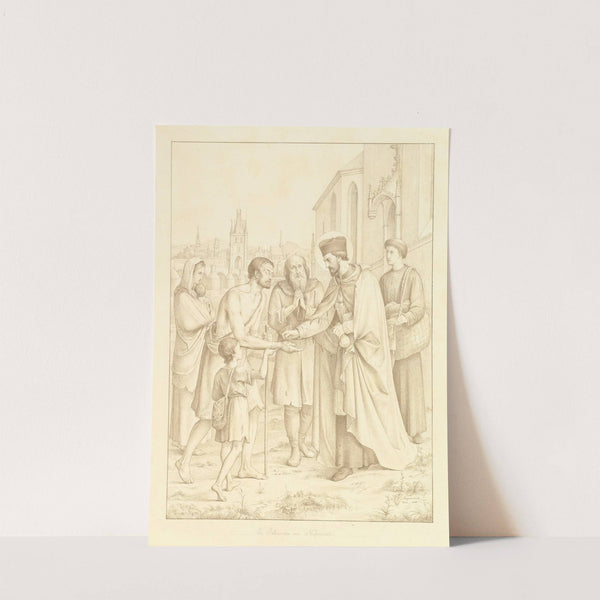 Saint Johannes Nepomuk Distributing Alms by Leopold Kupelwieser