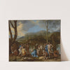 Saint John Baptizing in the River Jordan (about 1630s) by Nicolas Poussin