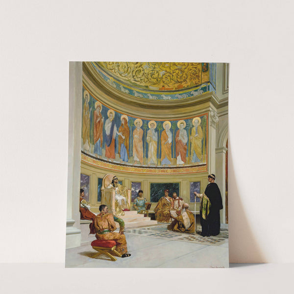 Saint John Chrysostom Exiled By The Empress Eudoxia by Jean-Joseph-Benjamin Constant