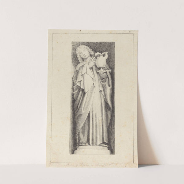 Saint John, from Henry the Seventh’s Chapel Westminster Abbey, published 1829 by Maria Denman