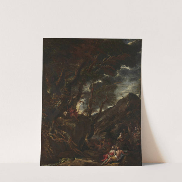 Saint John Preaching by Pietro Montanini