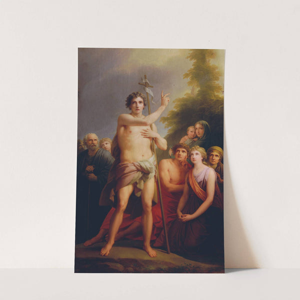 Saint John preaching (1803) by Heinrich Friedrich Füger