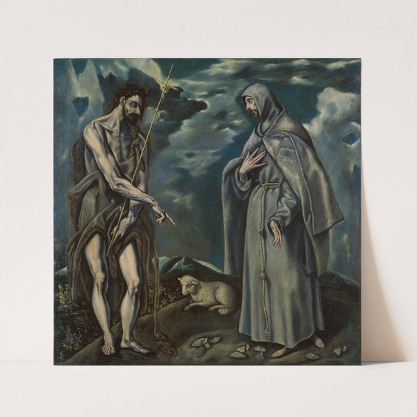 Saint John the Baptist and Saint Francis of Assisi by Workshop of El Greco