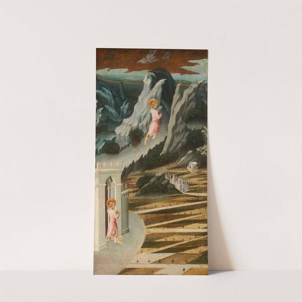 Saint John the Baptist Entering the Wilderness by Giovanni di Paolo