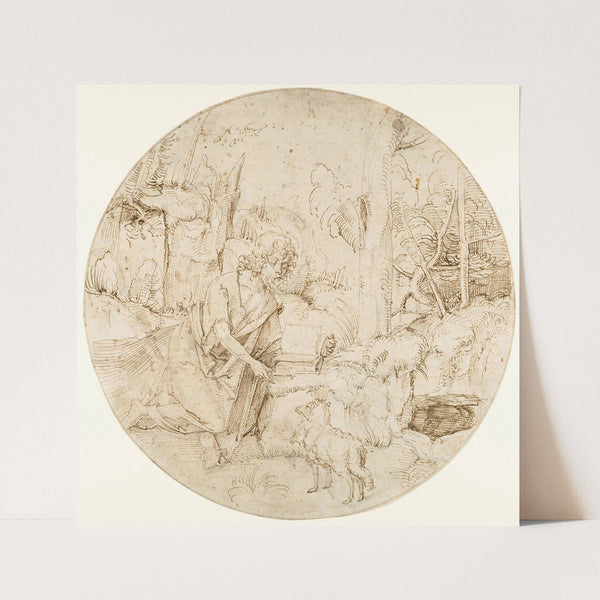 Saint John the Baptist in the Wilderness (ca. 1510–15) by Hans von Kulmbach