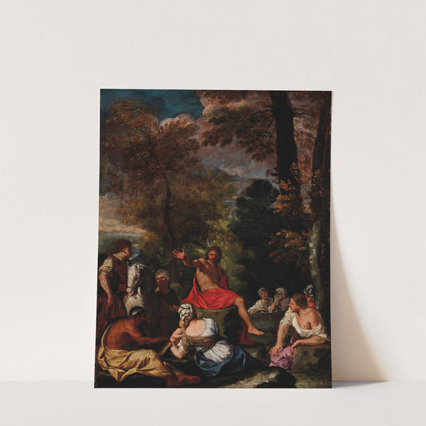 Saint John the Baptist preaching by Pier Francesco Mola