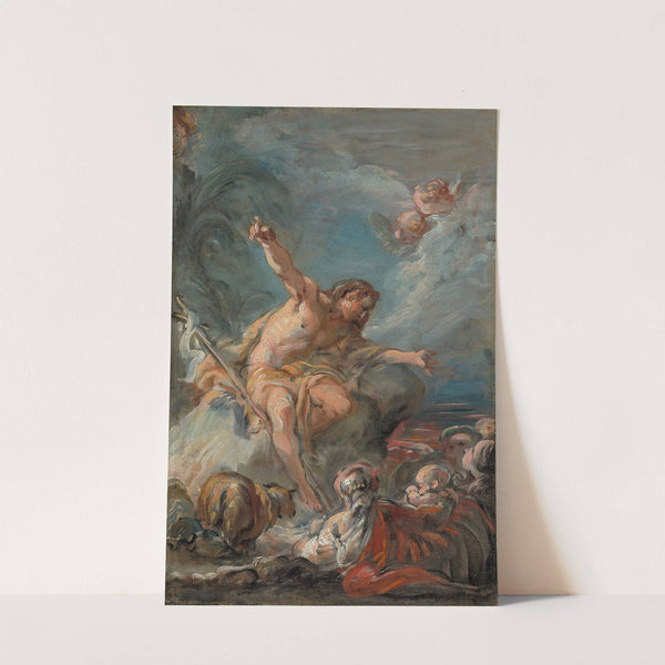 Saint John the Baptist Preaching in the Desert by Jean-Baptiste Deshays