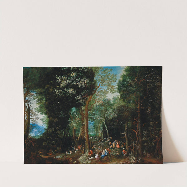 Saint John the Baptist Preaching in the wilderness by Johann Jakob Hartmann